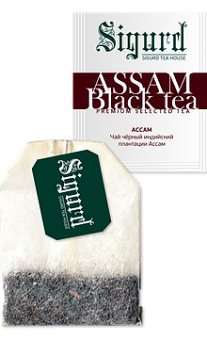 Чай Sigurd Assam Black Tea Ассам черный 150 шт