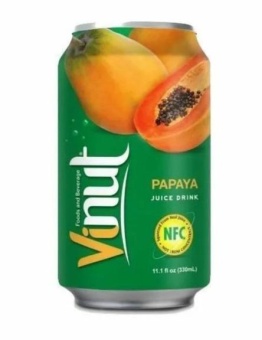 Напиток Vinut сокосодержащий со вкусом папайи 330 мл