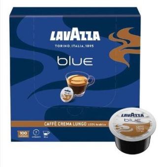 Кофе в капсулах Lavazza Blue Espresso Caffe' Crema Lungo 100 шт/уп
