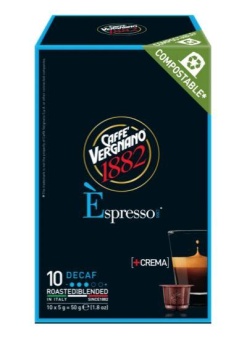 Кофе Vergnano Decaffeinato формат Nespresso в капсулах 5г*10 шт