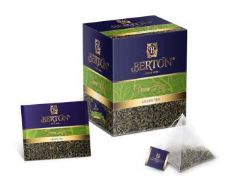 Чай Berton Green Leaf Зелёный лист 20 шт