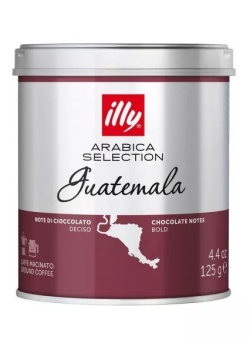 Кофе ILLY espresso Selection Guatemala молотый 100% арабика 125 г ж/б