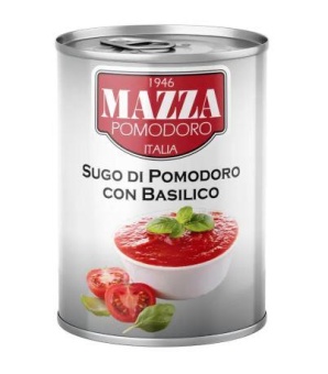 Соус томатный с базиликом Mazza Pomodoro Tomato sauce with basil 400 г ж/б