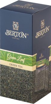 Чай Berton Green Leaf Зелёный лист 10 шт