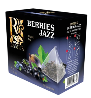 Чай Ramuk черный Berries Jazz Ягодный джаз 1,8г*20 п